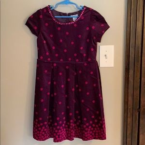 Hartstrings girl’s velvet dress (size 7)